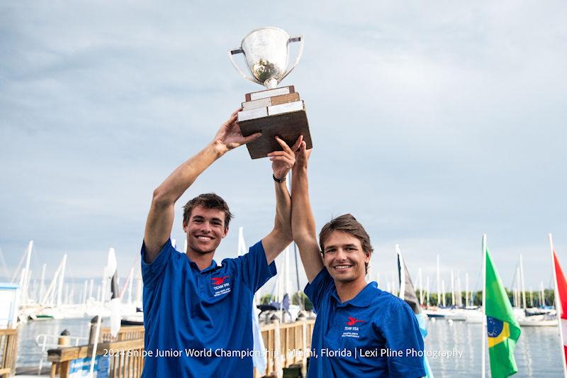 2024 Snipe Junior World Championship in Miami, Florida photo copyright Lexi Pline Photography taken at Coconut Grove Sailing Club and featuring the Snipe class