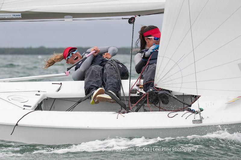 2024 Snipe Junior World Championship in Miami, Florida photo copyright Lexi Pline Photography taken at Coconut Grove Sailing Club and featuring the Snipe class