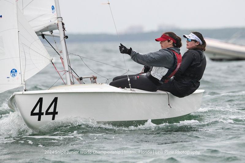 2024 Snipe Junior World Championship in Miami, Florida photo copyright Lexi Pline Photography taken at Coconut Grove Sailing Club and featuring the Snipe class