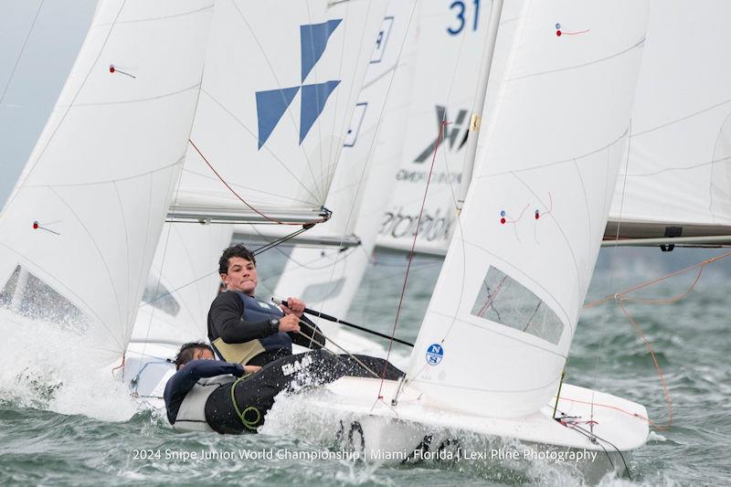 2024 Snipe Junior World Championship in Miami, Florida photo copyright Lexi Pline Photography taken at Coconut Grove Sailing Club and featuring the Snipe class