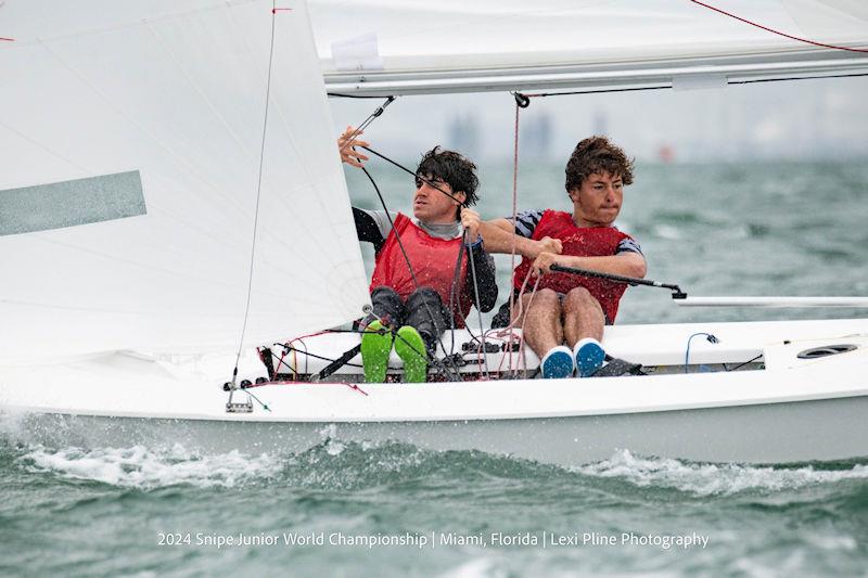 2024 Snipe Junior World Championship in Miami, Florida photo copyright Lexi Pline Photography taken at Coconut Grove Sailing Club and featuring the Snipe class