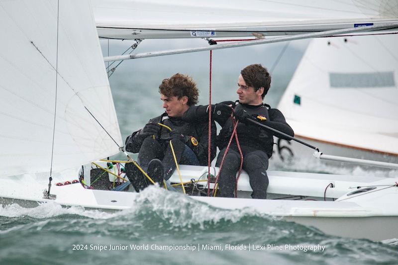 2024 Snipe Junior World Championship in Miami, Florida photo copyright Lexi Pline Photography taken at Coconut Grove Sailing Club and featuring the Snipe class