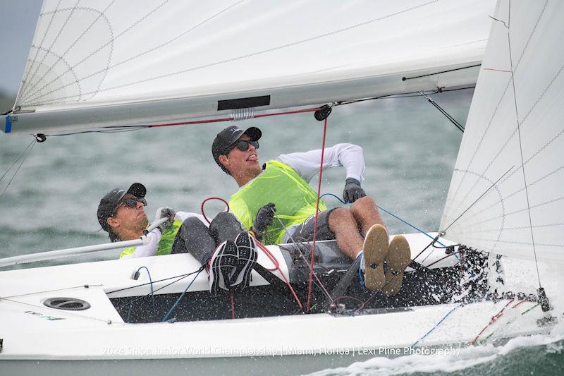 2024 Snipe Junior World Championship in Miami, Florida photo copyright Lexi Pline Photography taken at Coconut Grove Sailing Club and featuring the Snipe class