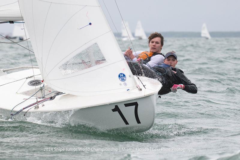 2024 Snipe Junior World Championship in Miami, Florida photo copyright Lexi Pline Photography taken at Coconut Grove Sailing Club and featuring the Snipe class