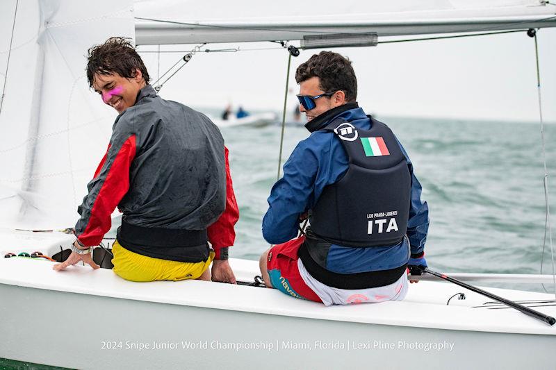 2024 Snipe Junior World Championship in Miami, Florida photo copyright Lexi Pline Photography taken at Coconut Grove Sailing Club and featuring the Snipe class