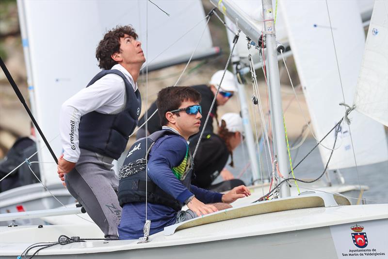 2025 European Youth Snipe Championship day 2 photo copyright Pep Portas / RCNM taken at Real Club Náutico de Madrid and featuring the Snipe class