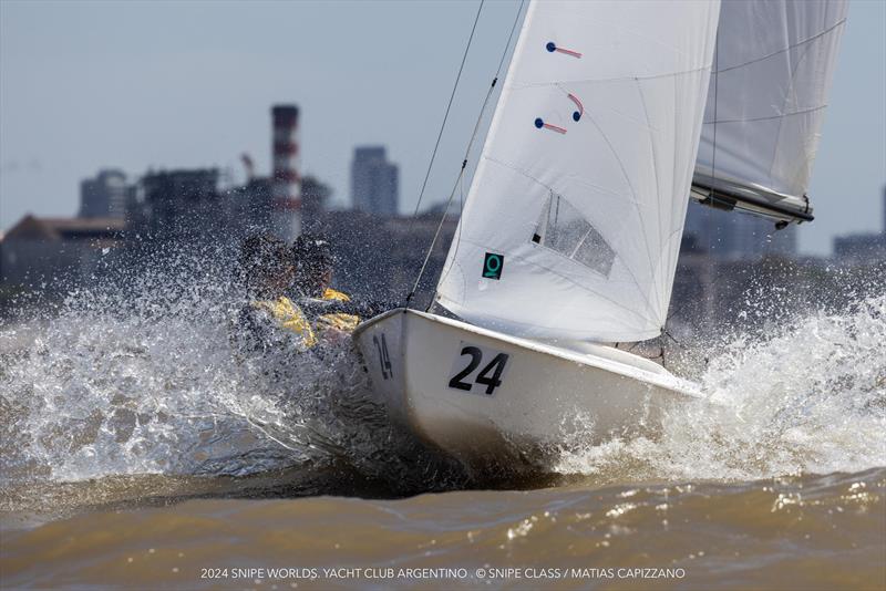 2024 Snipe World Championship at Buenos Aires, Argentina photo copyright Matias Capizzano taken at Yacht Club Argentino and featuring the Snipe class