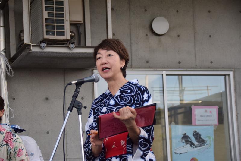 Snipe Women's World Championship Prize Giving photo copyright Junichiro Shiraishi taken at  and featuring the Snipe class