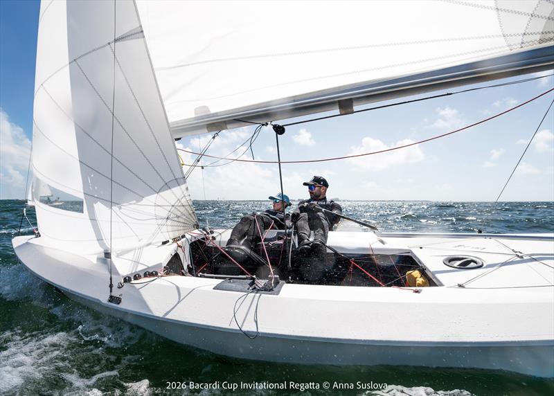 Enrique Quintero and Lorena Fundora - Snipe leaders, local to Coconut Grove at the Bacardi Invitational Regatta - photo © Anna Suslova