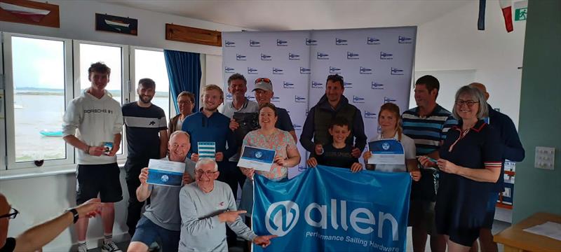 Prize winners in the Snipe South East Championship at Blackwater photo copyright Zoe Nelson taken at Blackwater Sailing Club and featuring the Snipe class