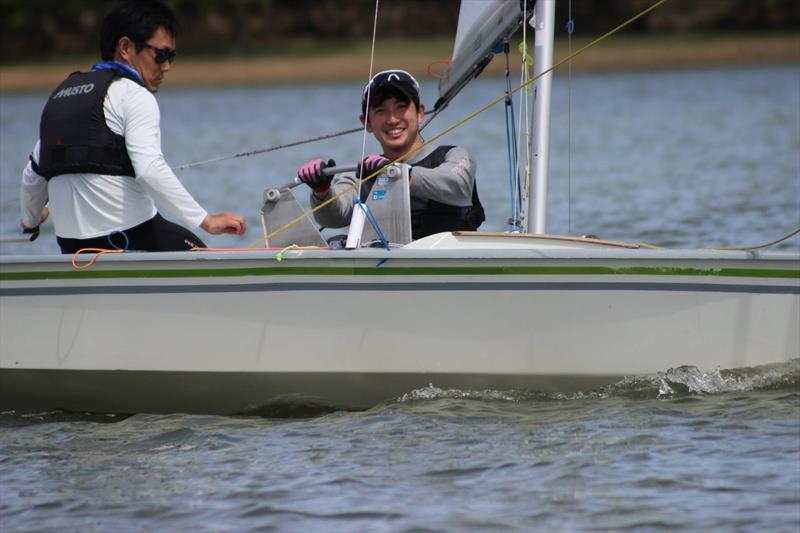 Yohei Koso and Eiichi Higuchi - Snipe open meeting at Bough Beech photo copyright Sarah Seddon taken at Bough Beech Sailing Club and featuring the Snipe class