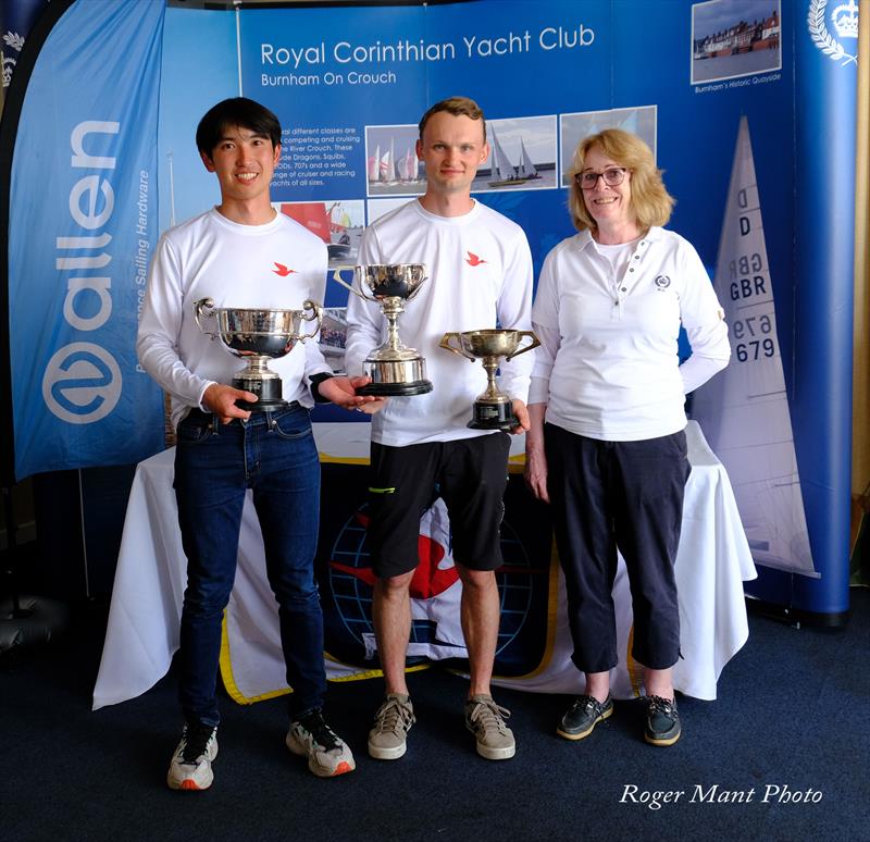 Matthew Wolstenholme and Elichi Higuchi win the Allen Snipe UK Nationals at Royal Corinthian Yacht Club - photo © Roger Mant Photography