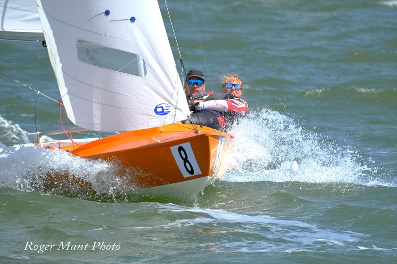 Ben and Emma during the Allen Snipe UK Nationals at Royal Corinthian Yacht Club - photo © Roger Mant Photography