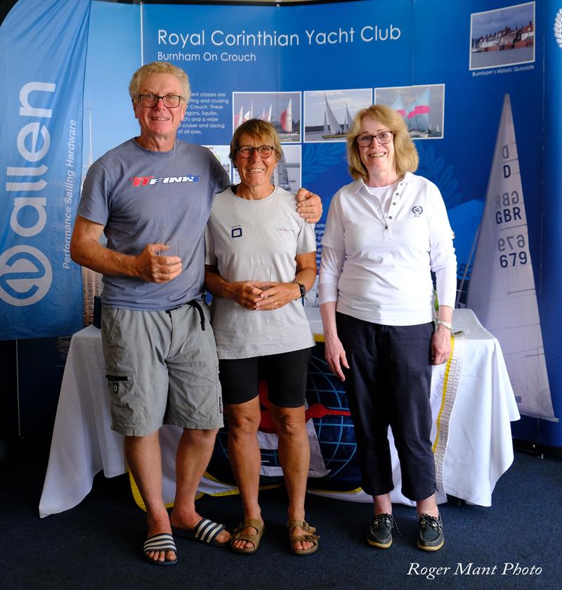 Tim and Kay Tavinor finish third and first Masters in the Allen Snipe UK Nationals at Royal Corinthian Yacht Club - photo © Roger Mant Photography