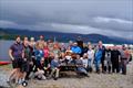All competitors, race officers and safety boat crews during the Soling Nationals at Lochaber © James Douglas