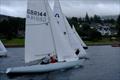 GBR144, 3rd place English crew during the Soling Nationals at Lochaber © James Douglas