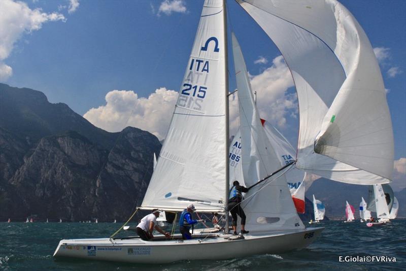 Soling European Championship 2017 photo copyright Elena Giolai / Fraglia Vela Riva taken at Fraglia Vela Riva and featuring the Soling class