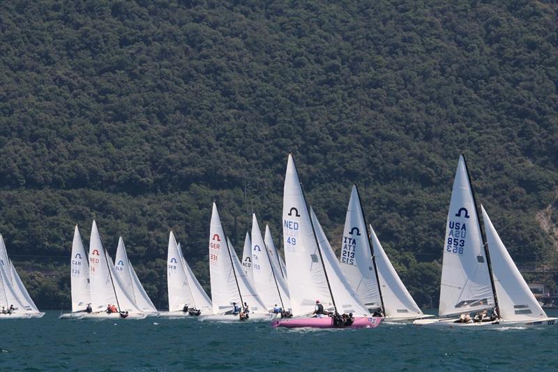 2019 Soling European Championship photo copyright Elena Giolai taken at Circolo Vela Torbole and featuring the Soling class