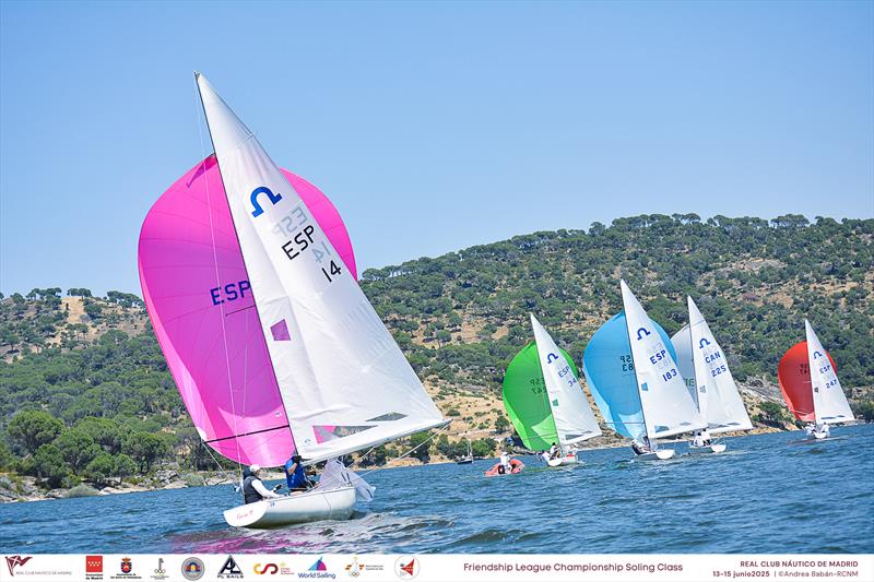 International Friendship League Championship Soling Class photo copyright Andrea Baban | RCNM taken at Real Club Náutico de Madrid and featuring the Soling class
