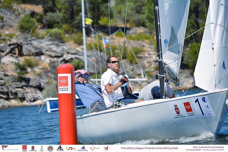 International Friendship League Championship Soling Class photo copyright Andrea Baban | RCNM taken at Real Club Náutico de Madrid and featuring the Soling class