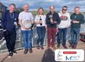 Solo Northern Area Event at Burwain Prize Winners (l-r) S Denison 4th, I Armstrong 2nd, J Davenport 1st Lady, A Carter 1st, D Winder 3rd, S Graham 5th and 1st Wooden Boat © Tracy Graham