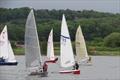 Clear wind was in short supply during the Border Counties Midweek Sailing at Shotwick Lake: © Brian Herring