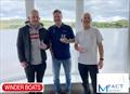 Hollingworth Lake SC Solo Open (l-r) Steve Denison 3rd, Martin Honnor 1st, Innes Armstrong 2nd © Justine Davenport