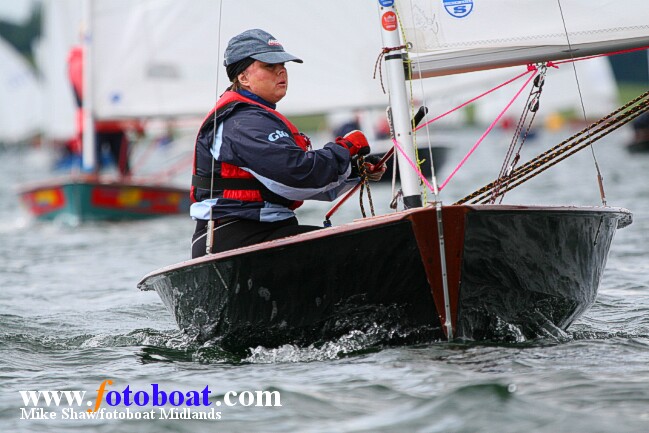 97 Solos for the Inland Championships at Rutland photo copyright Mike Shaw / www.fotoboat.com taken at Rutland Sailing Club and featuring the Solo class