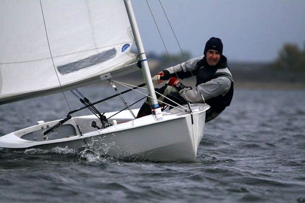 Greg Irish finishes 9th during the Solo End of Season Championships at Draycote photo copyright Mike Shaw / www.fotoboat.com taken at Draycote Water Sailing Club and featuring the Solo class