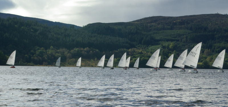 The final round of the Willburn Homes Scottish Solos Traveller Series is held at Loch Ard photo copyright Brendan Campbell taken at Loch Ard Sailing Club and featuring the Solo class