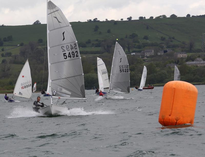 Andy Wilde wins the Carsington Solo open photo copyright John Steer taken at Carsington Sailing Club and featuring the Solo class