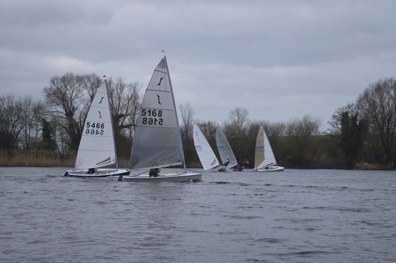 Solos at Kingsmead photo copyright Rob Fairhurst taken at Kingsmead Sailing Club and featuring the Solo class