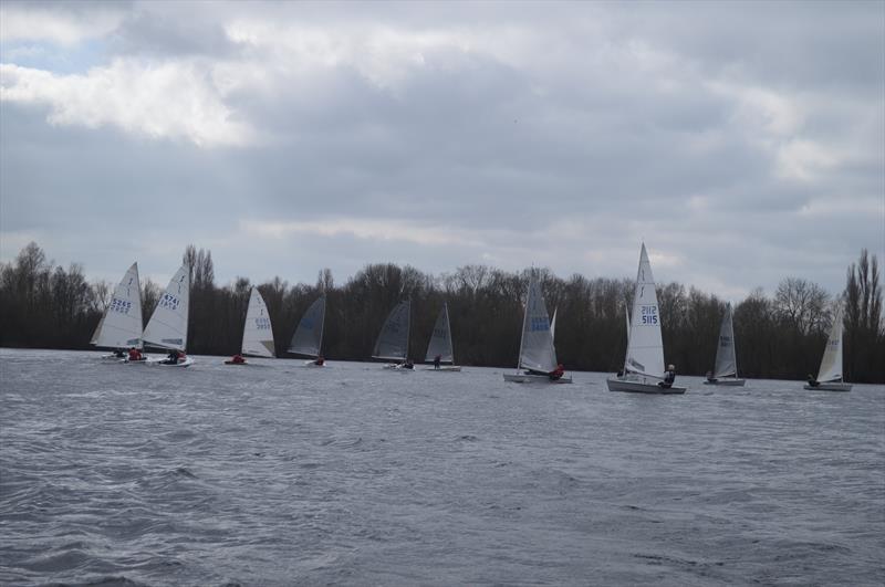 Solos at Kingsmead photo copyright Rob Fairhurst taken at Kingsmead Sailing Club and featuring the Solo class