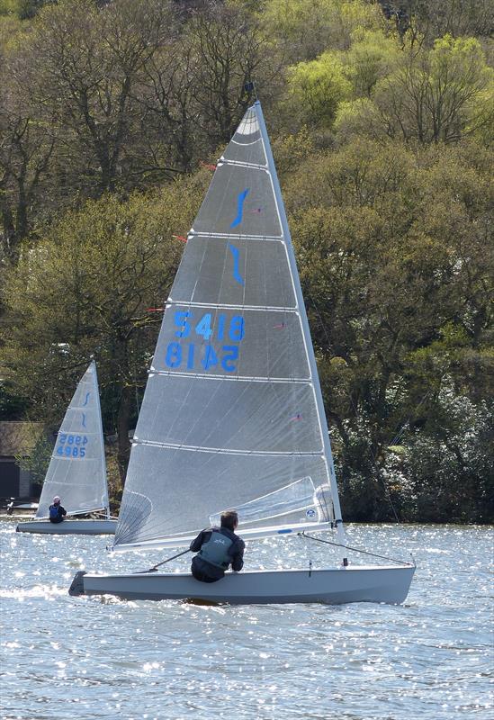 Solos at Rudyard Lake photo copyright Richard Gibson taken at Rudyard Lake Sailing Club and featuring the Solo class