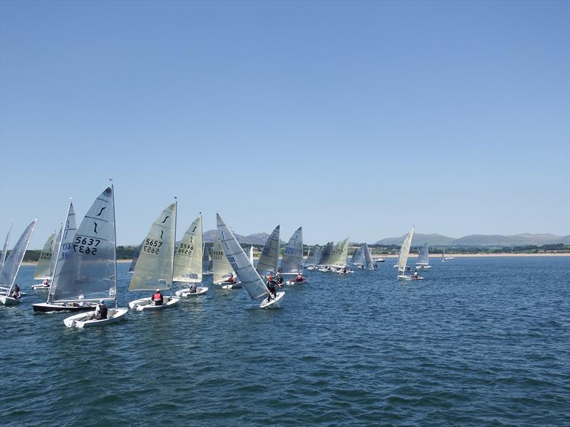 Light winds and sunshine on day 3 of the Superspars National Solo UK Championship photo copyright Will Loy taken at Plas Heli Welsh National Sailing Academy and featuring the Solo class