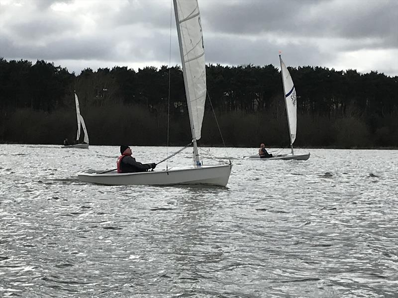 Mad March Pursuit at Hollowell Sailing Club photo copyright Robin Buxton taken at Hollowell Sailing Club and featuring the Solo class