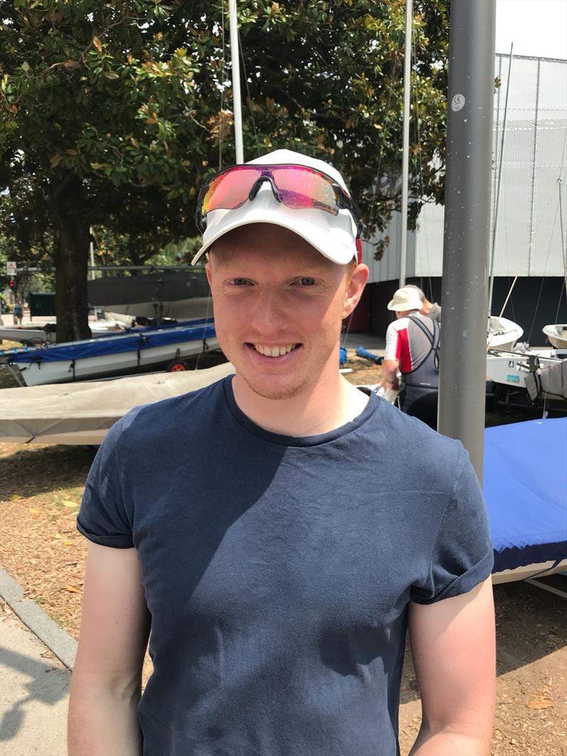 Oliver Davenport sits in second after a good day 1 of the Magic Marine Solo Nation's Cup at Lake Garda photo copyright Will Loy taken at Fraglia Vela Riva and featuring the Solo class