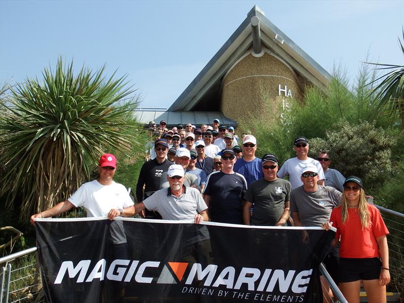 Competitors in the Magic Marine National Solo Championship at Hayling Island - photo © Will Loy