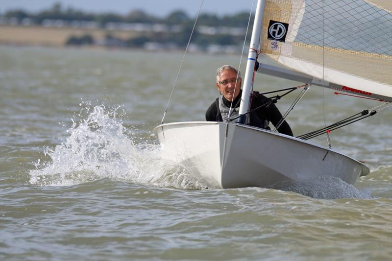 Dave Youngs during the Solo Eastern Area Championship photo copyright James Stacy taken at Brightlingsea Sailing Club and featuring the Solo class