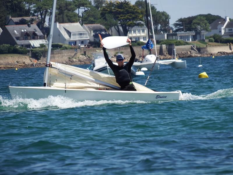 Michiel De Boer breaks his rudder before the Magic Marine Solo Nation's Cup - photo © Will Loy