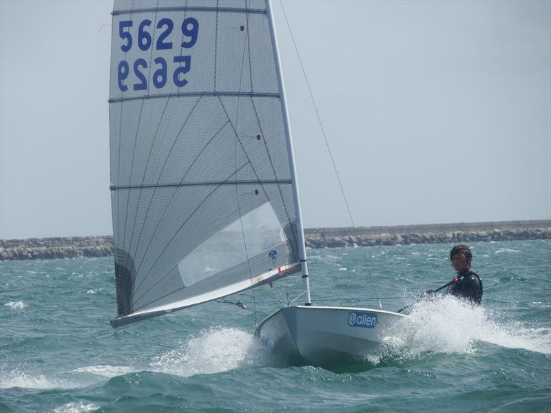 17 year old Finley Dickinson finishes 2nd overall in the Solo Nationals at the WPNSA photo copyright Will Loy taken at Weymouth & Portland Sailing Academy and featuring the Solo class