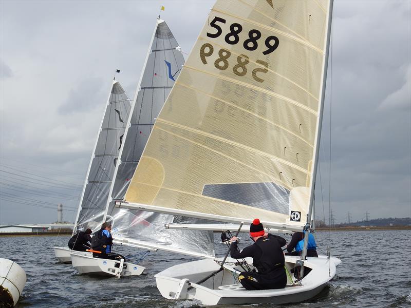Andy Davis finished 3rd overall in the Noble Marine Winter Championship 2020 at King George SC photo copyright Will Loy taken at King George Sailing Club and featuring the Solo class