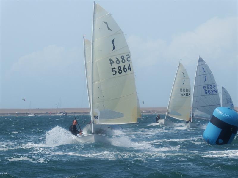 Jon Emmett blasting towards the gybe mark at last year's Solo Nationals - photo © Will Loy