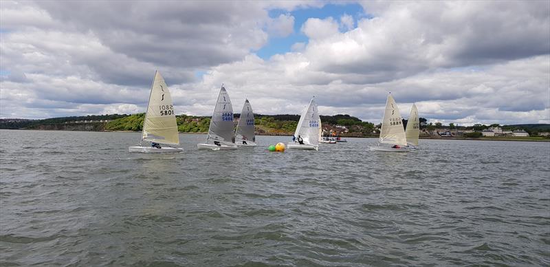 HD Sails Scottish Solo Travellers at Dalgety Bay photo copyright Glenn Halstead taken at Dalgety Bay Sailing Club and featuring the Solo class