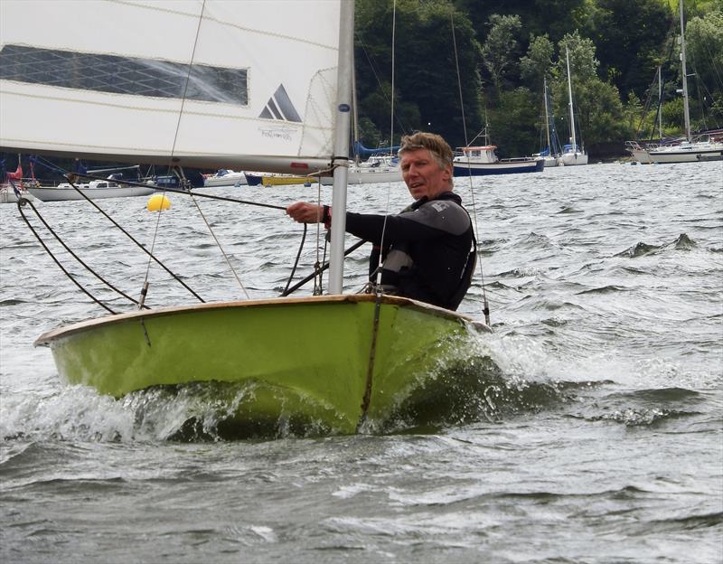 Solo legend Jon Clarke racing 3301 during the Dittisham Solo Open - photo © Will Loy