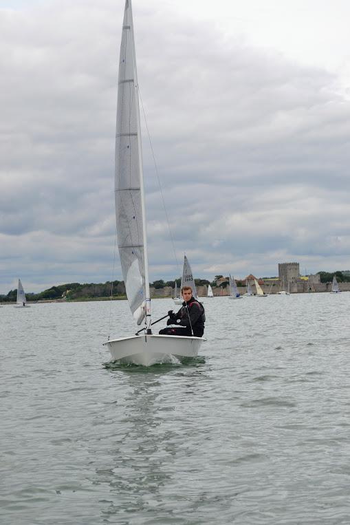 Solo Class President's Trophy at Portchester photo copyright Richard Sweetman taken at Portchester Sailing Club and featuring the Solo class