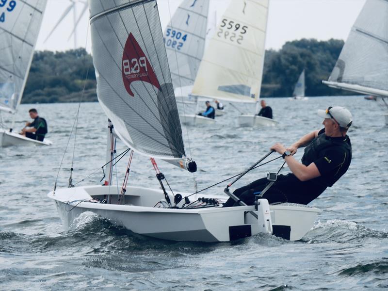 Oli Davenport winner of race 1 during the Solo Inland Championship 2021 at Grafham Water - photo © Will Loy