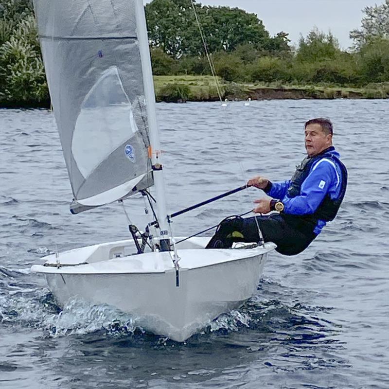 Martin Honner winner of Notts County Solo Open photo copyright Kathryn Hinsliff-Smith taken at Notts County Sailing Club and featuring the Solo class