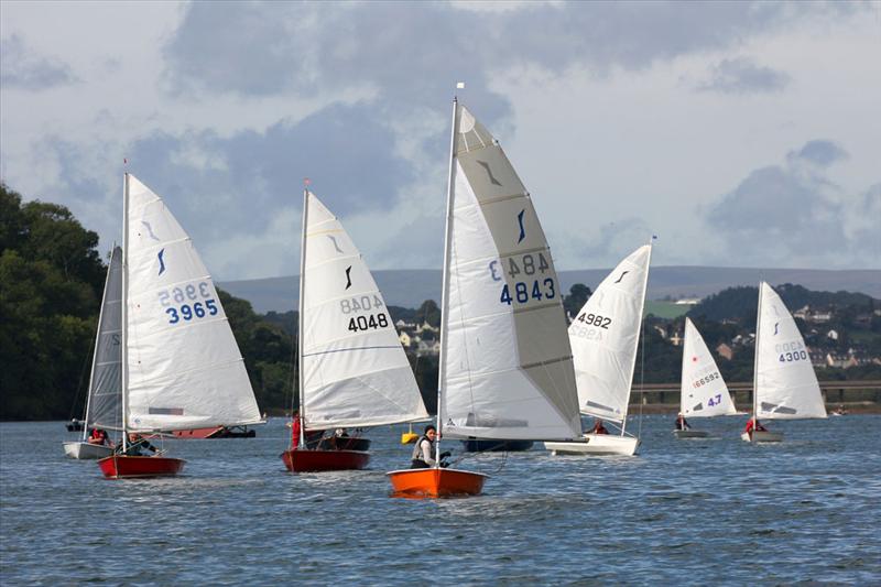 Solos at the Teign Dinghy Regatta photo copyright Heather Davies taken at Teign Corinthian Yacht Club and featuring the Solo class