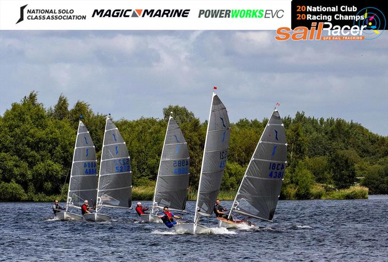 Racing at Leigh & Lowton during the 2020 Solo Club Racing Championships photo copyright Tim Olin / www.olinphoto.co.uk taken at Leigh & Lowton Sailing Club and featuring the Solo class